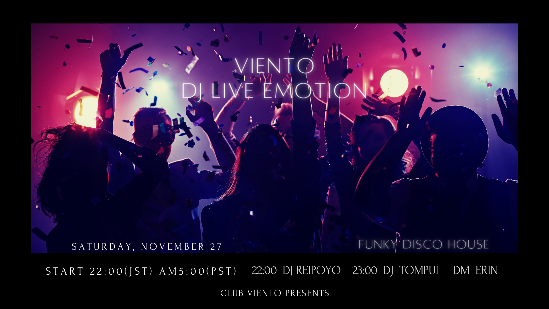 2021.11.27 Viento DJ Live Emotion! Is Over!