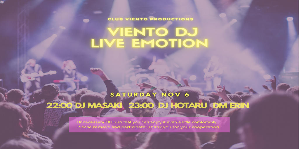 Viento DJ Live Emotion!      DJ Hotaru & DJ Masaki